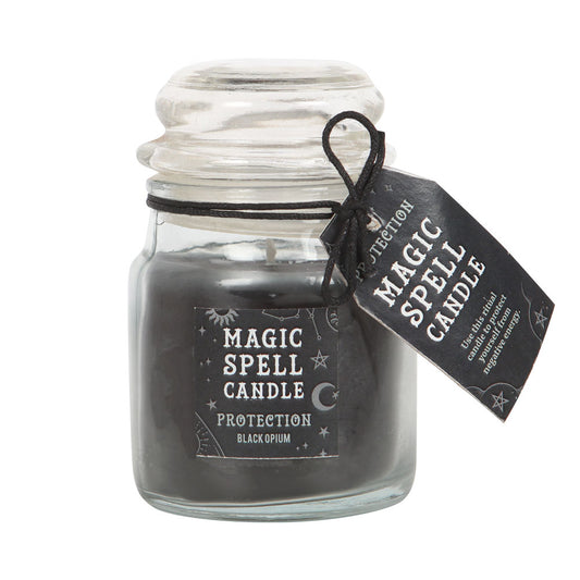 Opium 'protection' Magic Spell Mini Candle Jar