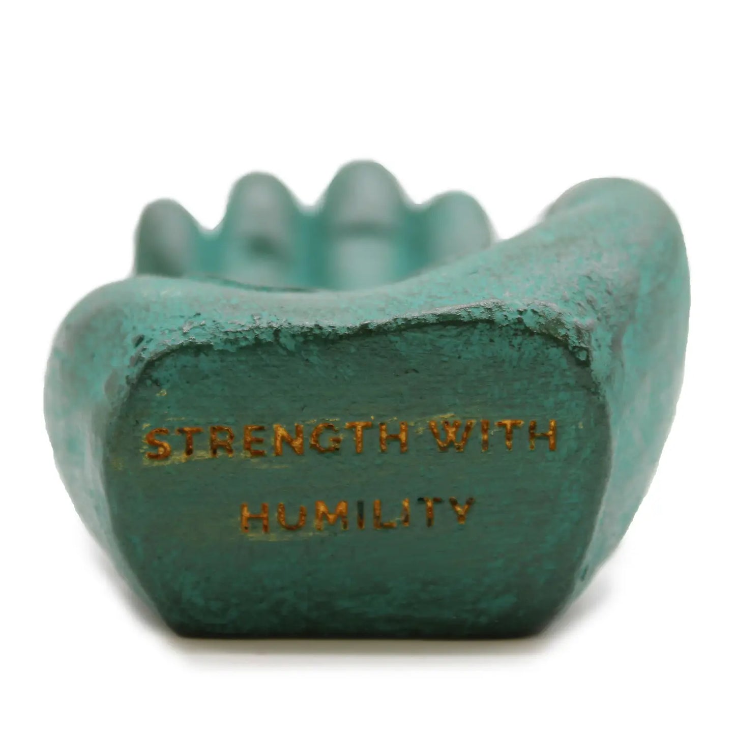 Hand Incense Burner - Strength (Green)