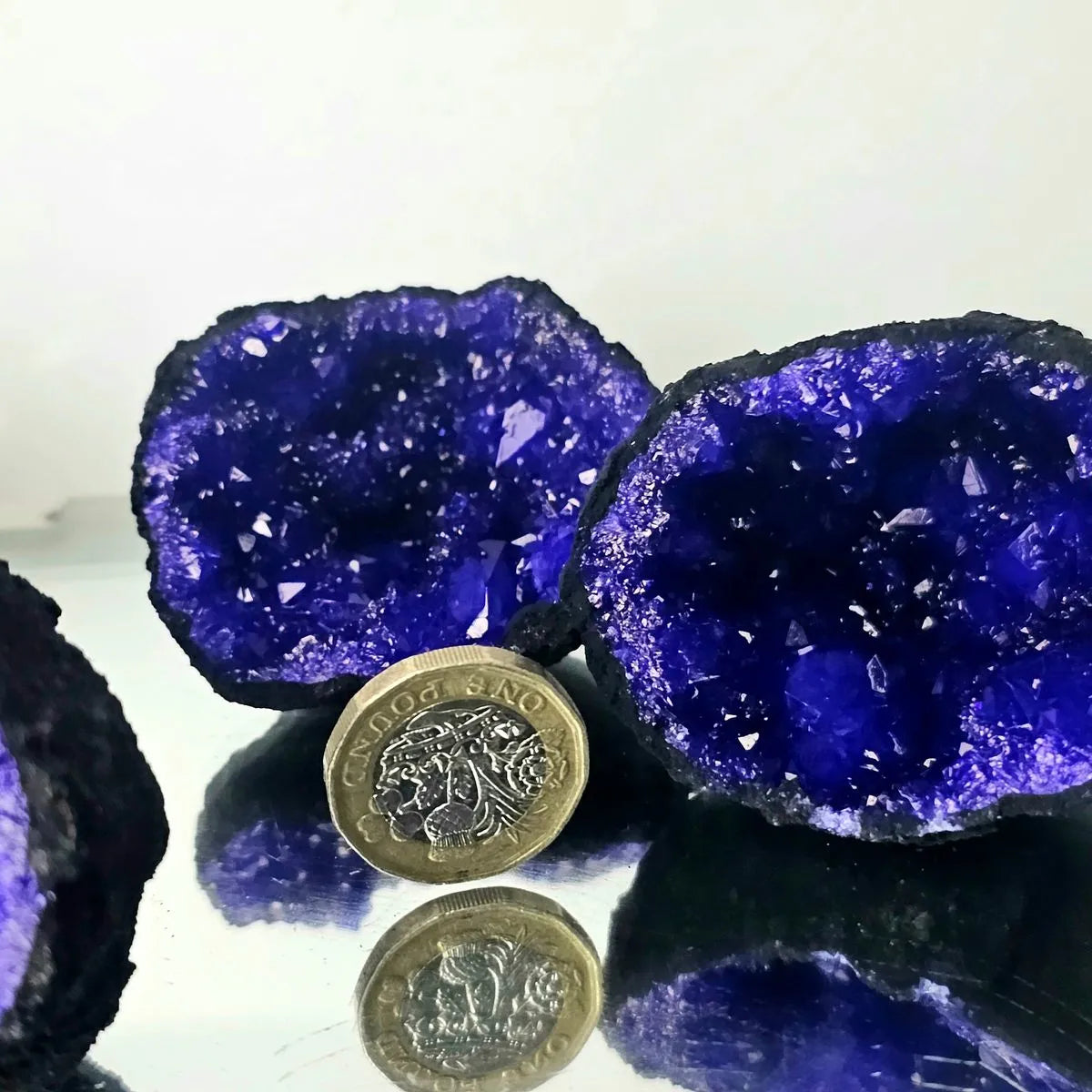 Dyed Quartz Crystal Geodes