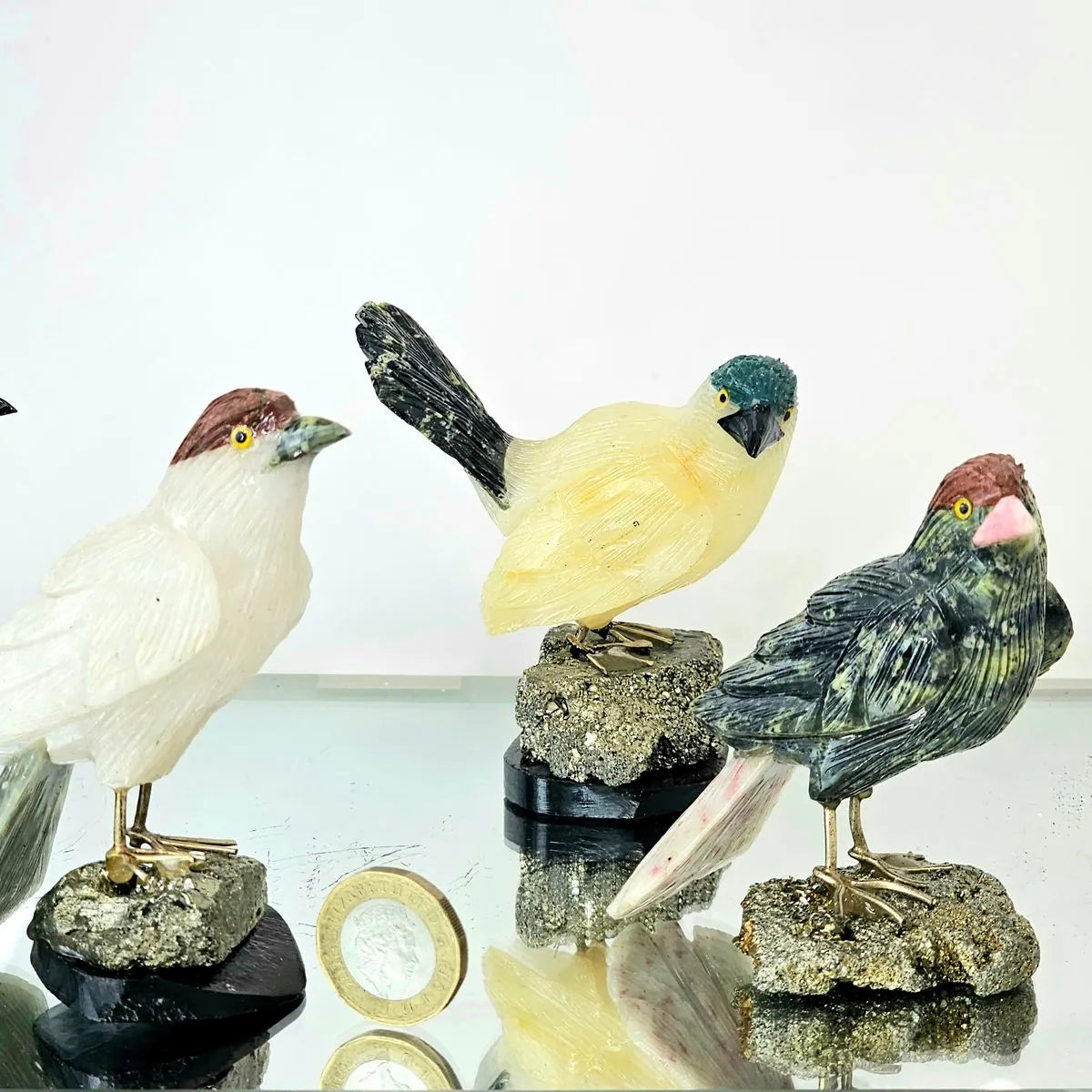 Bird Crystal Carving