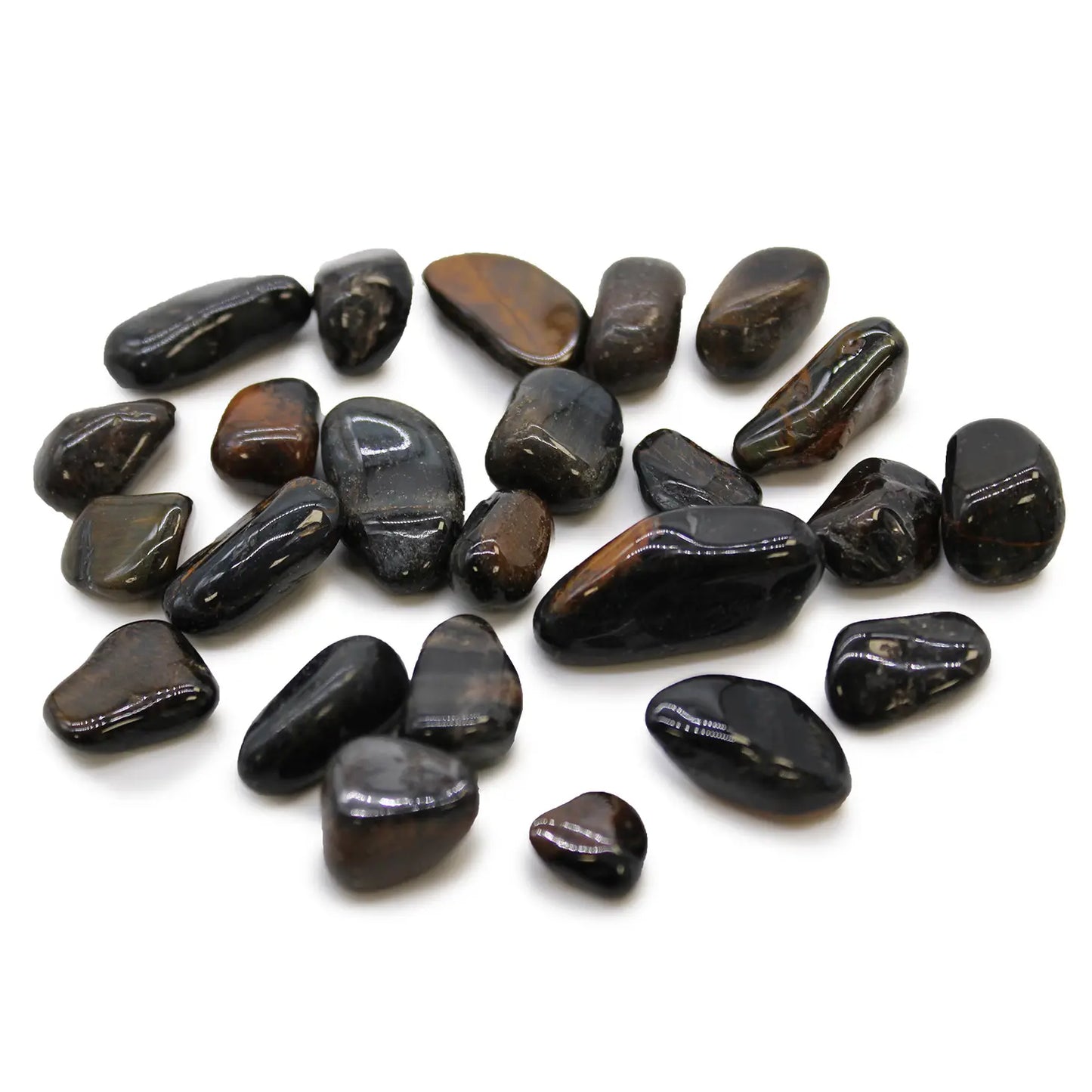 Blue Tigers Eye tumble stones