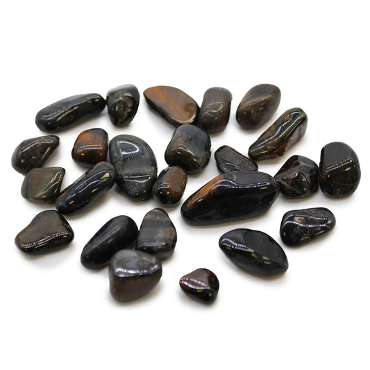 Blue Tigers Eye tumble stones