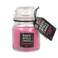 Floral 'friendship' Magic Spell Mini Candle Jar