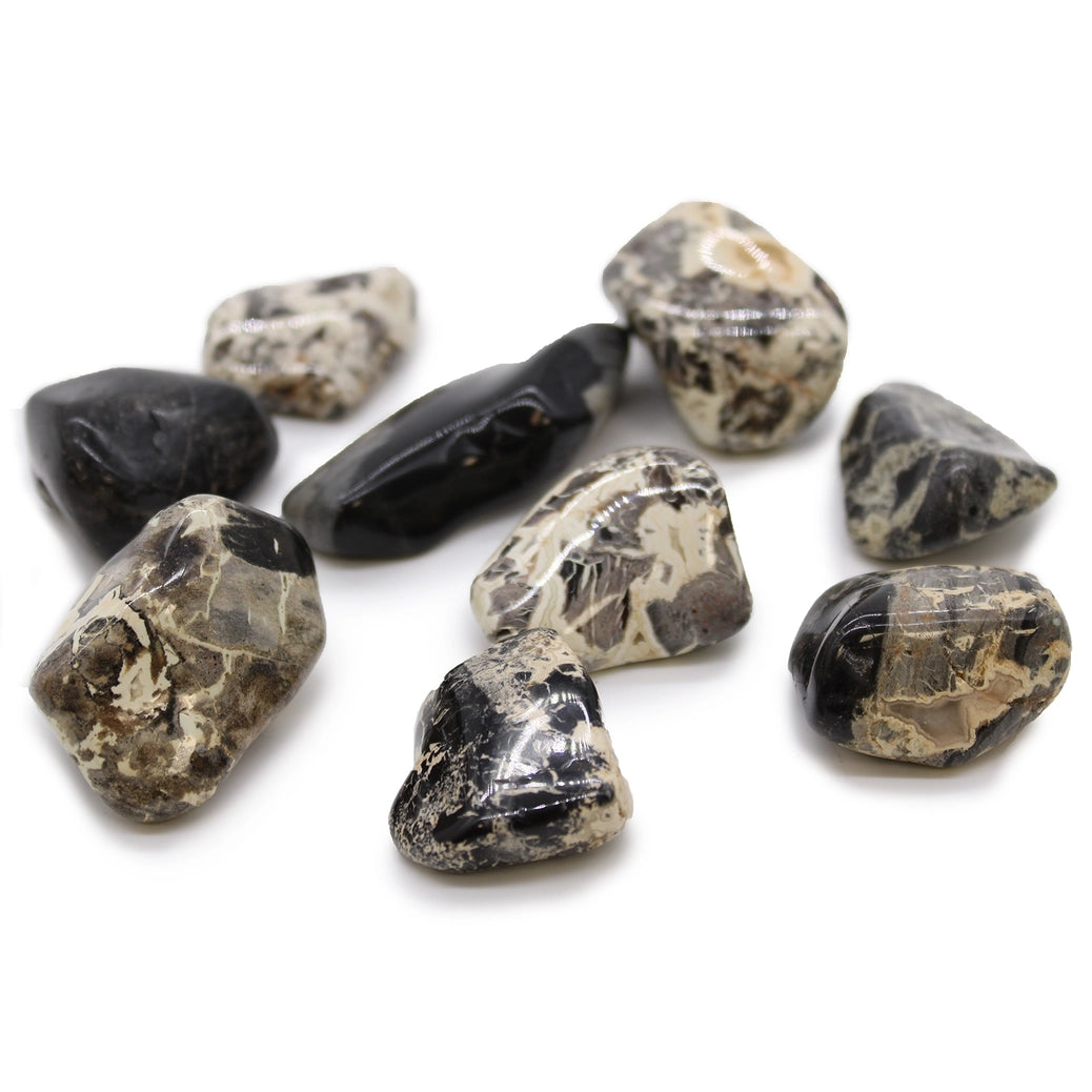 Tumble Stones - Jasper - Silverleaf