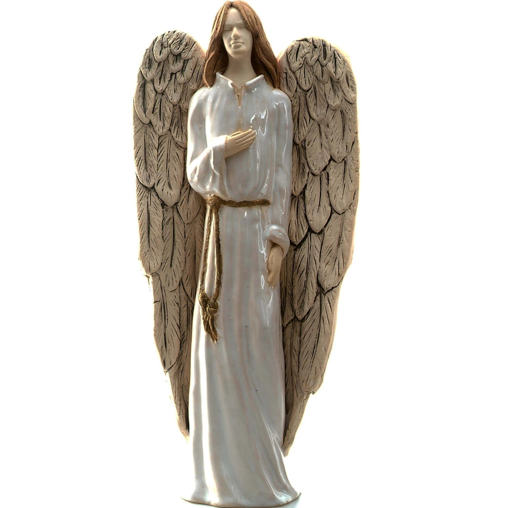 Large Hand Made Ceramic Statue Archangel Raphael of Healing