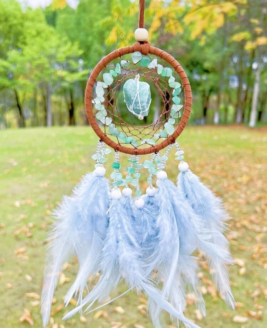 Mini Aquamarine Dreamcatcher