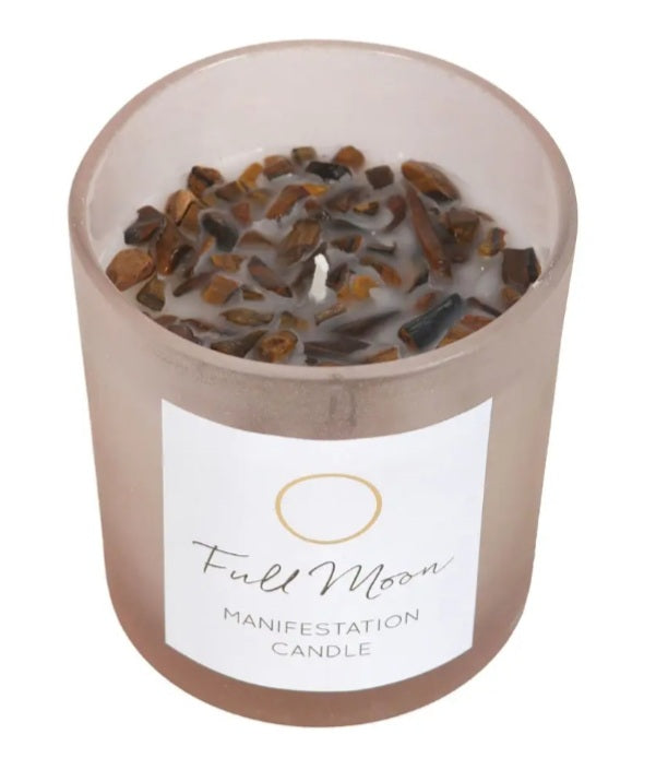 Full Moon manifestation candle