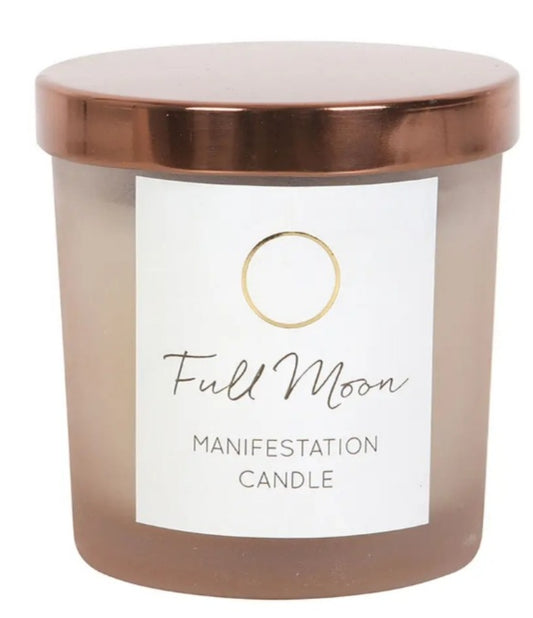 Full Moon manifestation candle