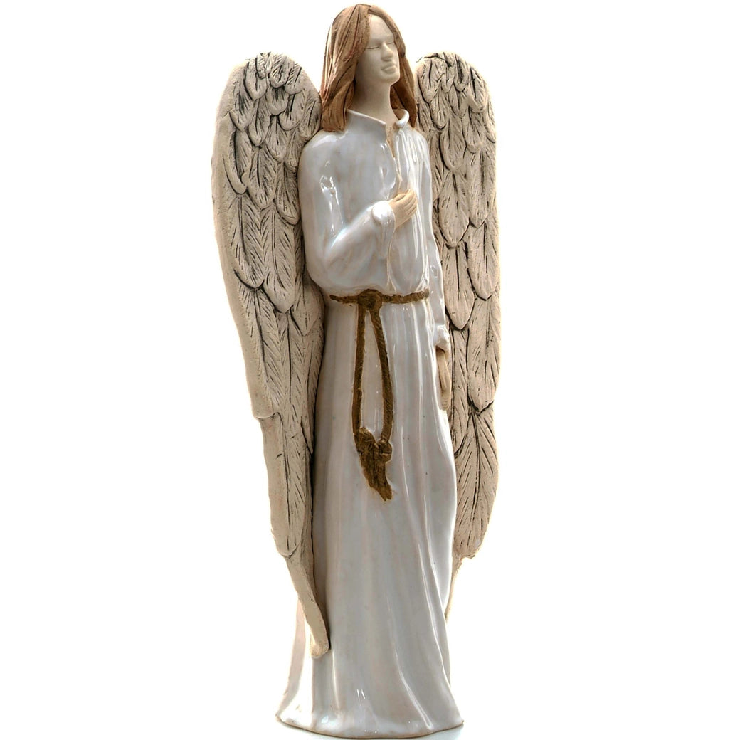 Large Hand Made Ceramic Statue Archangel Raphael of Healing