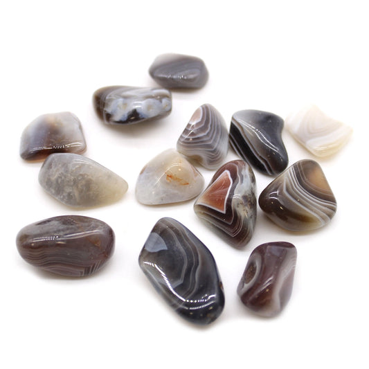 Tumble Stones - Grey Agate