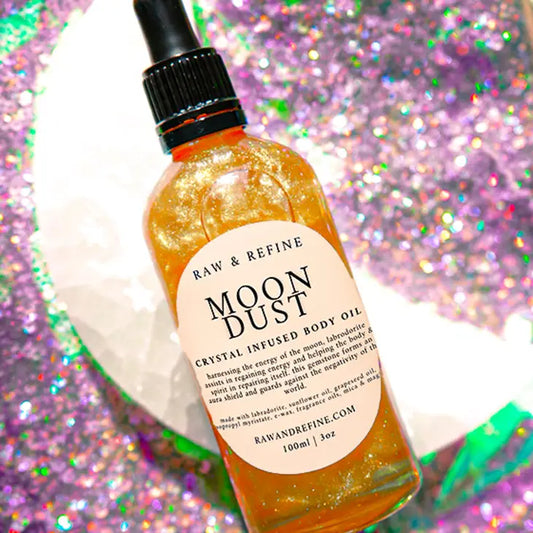 Moon Dust - 3oz Crystal Infused Body Oil