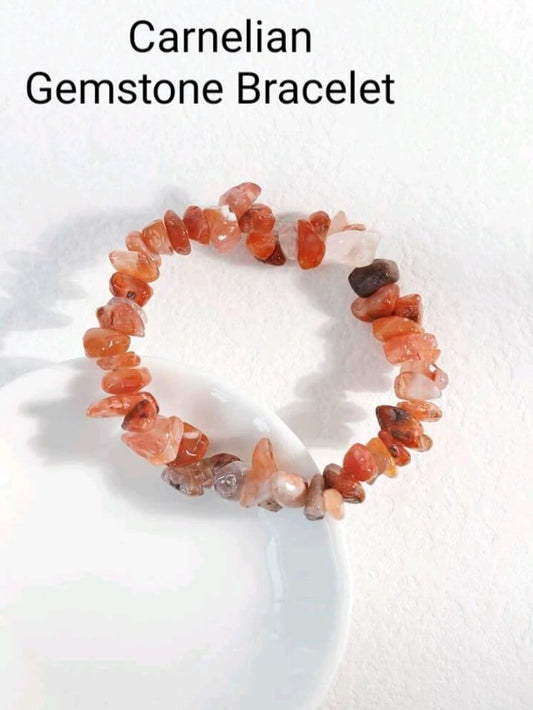 Carnelian Gemstone Bracelet